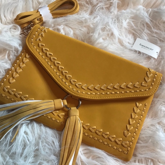 Handbags - MEGA SALE! Yellow Fall Clutch/Crossbody Bag